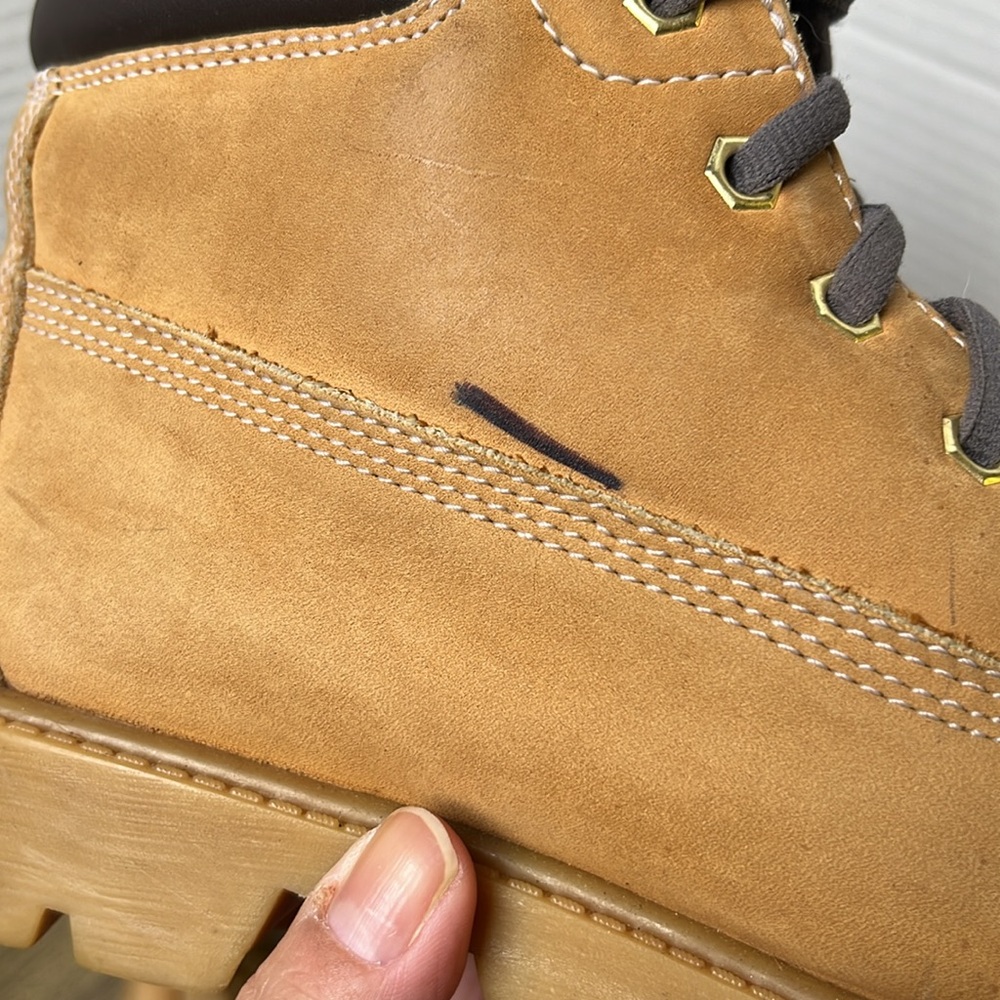Timberland Classic Boot Tan Leather Boots Size 6 - Picture 10 of 14